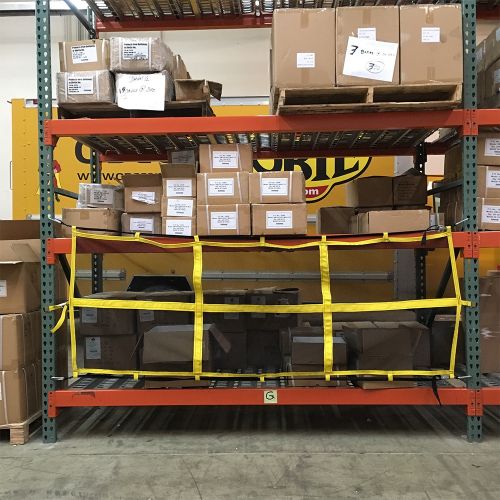 9ft • Sliding Pallet Rack Safety Net