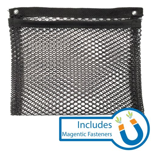 10" x 12" • Black Mesh Pocket w/Heavy Duty Magnets
