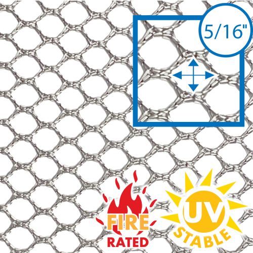 60" • Polyester Hex Mesh Net