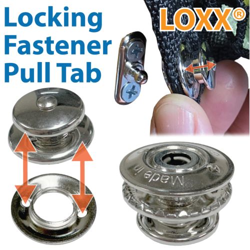 LOXX® • Quick Release Fastener Pull Tab & Threaded Washer