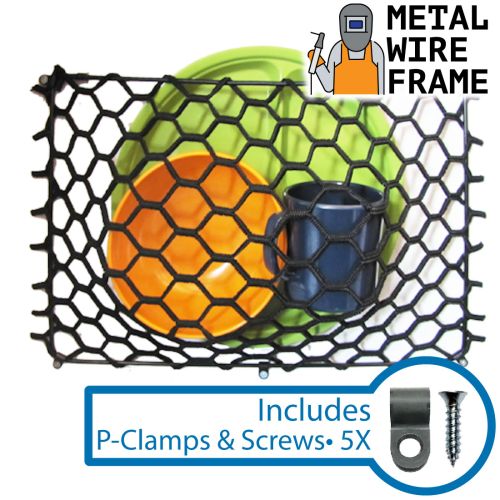 12" x 16" • Wire Framed Net Storage Pocket