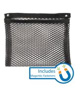 10" x 12" • Black Mesh Pocket w/Heavy Duty Magnets