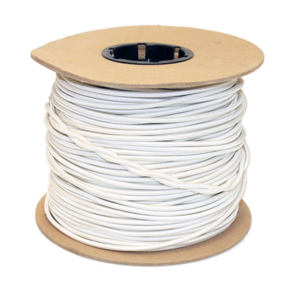 5-Pack Adjustable Shock Cord Fasteners - White Bungee Clips For Boat, RV, Tent Covers