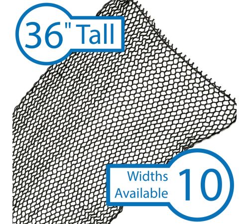 36" Tall • Ready Mount Barrier Stretch Nets