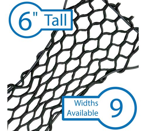 6" Tall • Ready Mount Barrier Stretch Nets