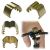 Brass • Bungee Cord Crimp Clips