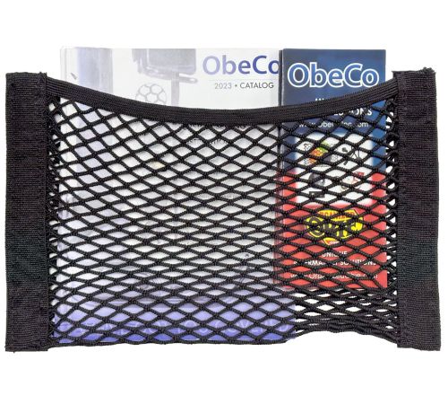 10" x 15" • Universal Cargo Net Wall Storage Pouch • Hook & Loop