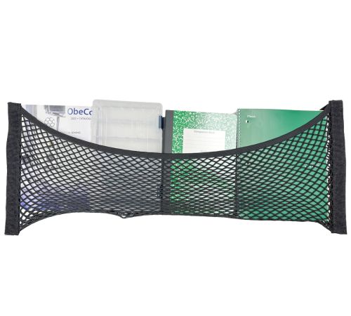 14" x 40" • Universal Cargo Net Wall Storage Pouch • Hook & Loop