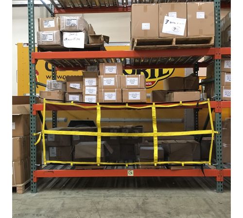 9ft • Sliding Pallet Rack Safety Net