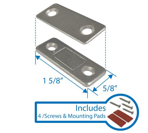 13 lb. • Flush Mount Magnet & Strike Plate