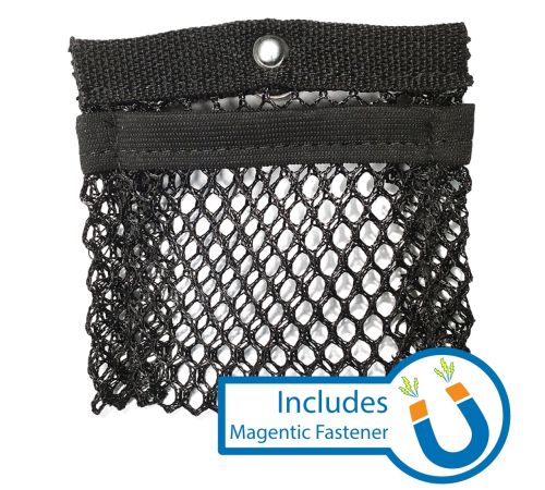 6" x 5" • Magnetic Mesh Phone Pocket