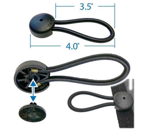 3.5" • Shockcord Clips • Stayput®