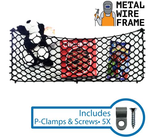 12" x 31" • Wire Framed Net Storage Pocket